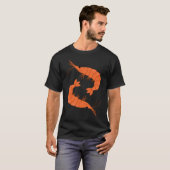 T-shirt paysage océanique (Devant entier)