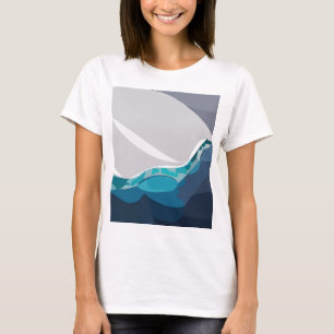 T-shirt Paysage océanique iceberg