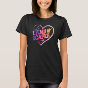 T-shirt Paysage Paysage Paysage Architecte Heart W