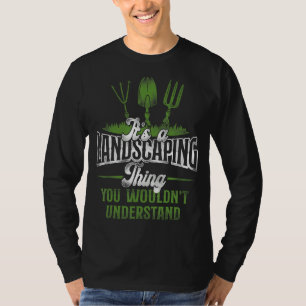T-shirt Paysage Paysage Paysage Architecte paysager Vintag