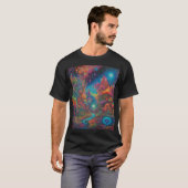 T-shirt Paysage psychédélique (Devant entier)