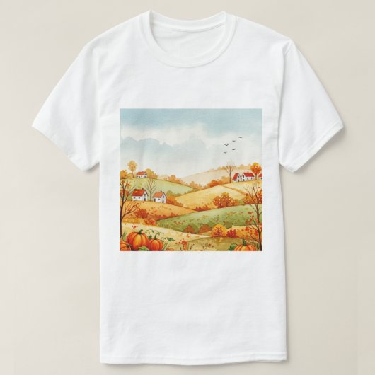 T-shirt Paysage rural (Design devant)