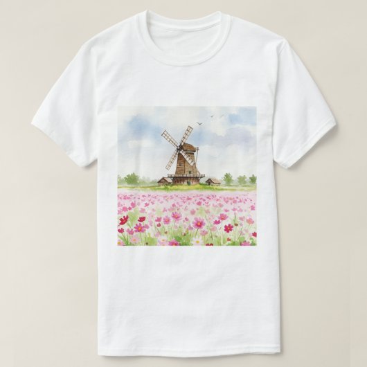 T-shirt Paysage rural (Design devant)
