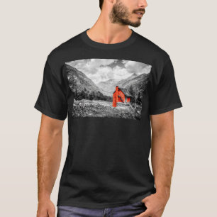 T-shirt Paysage rural Photographie noir et blanc
