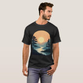 T-shirt Paysage serène (Devant entier)