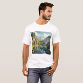 T-shirt Paysage serène (Devant entier)