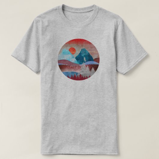 T-shirt Paysage Silver Eagle (Design devant)