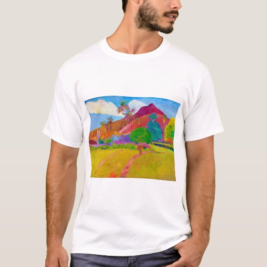 T-shirt Paysage tahitien, Gauguin (Devant)