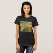 T-shirt Paysage, transport et train par Vincent van Gogh (Devant entier)