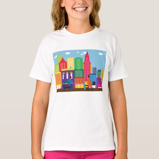 T-shirt Paysage urbain (Devant)