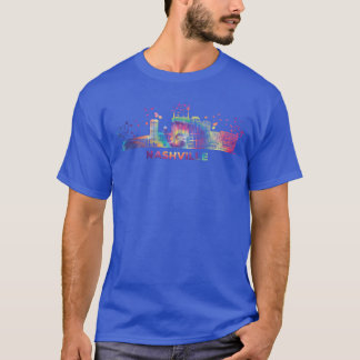 T-shirt Paysage urbain de Nashville drôle