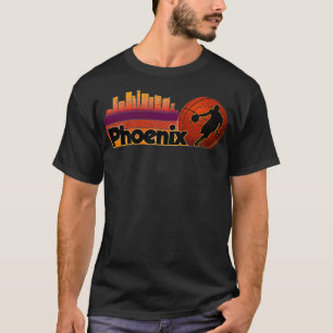 T-shirt Paysage urbain de Phoenix AZ Fans de basket-ball