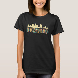 T-shirt Paysage urbain rétro de Bozeman vintage Bozeman Mo