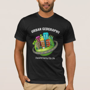 T-shirt Paysages urbains en style : Géographie urbaine Noi