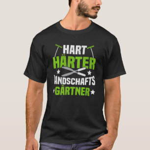 T-shirt Paysagiste Dur Durcisseur Travail Plantes Fleur