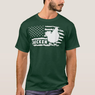 T-shirt Paysan Coq Poule Poulet Poules Cœur Amour Vie