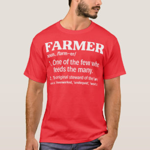 T-shirt Paysan Drôle Don Un Des Rares Qui Nourrit L'Homme