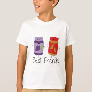 T-shirt PB et J Best Friends Pb et J BFF Dessin