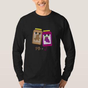 T-shirt Pb+j Beurre d'arachide mignonne et costume de jell