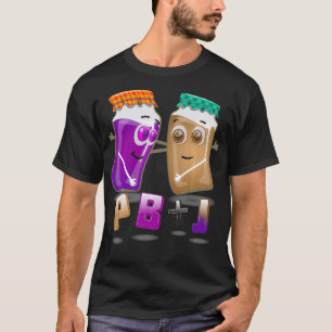 T-shirt PB+J Beurre d'arachide mignonne et costume de jell