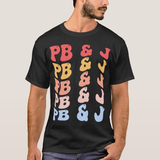 T-shirt Pb J Beurre D'Arachide Super Et Jelée (Devant)