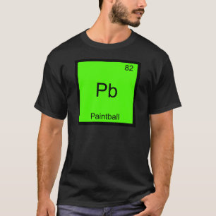T-shirt Pb - Paintball Funny Chemistry Élément Symbole T