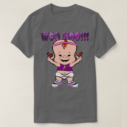 T-shirt PBTEEZ RB0225 WooHoo fille (Design devant)