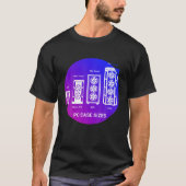 T-shirt PC Builder - Tailles Coque RVB Circulaire PC Gamer (Devant)