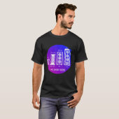 T-shirt PC Builder - Tailles Coque RVB Circulaire PC Gamer (Devant entier)