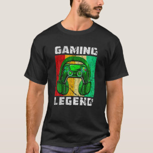 T-shirt PC Gaming Legend Cadeau Son Frère Jeux Vidéo Ado