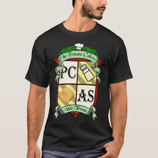 T-shirt PCAS - Conception de bouclier (Devant)