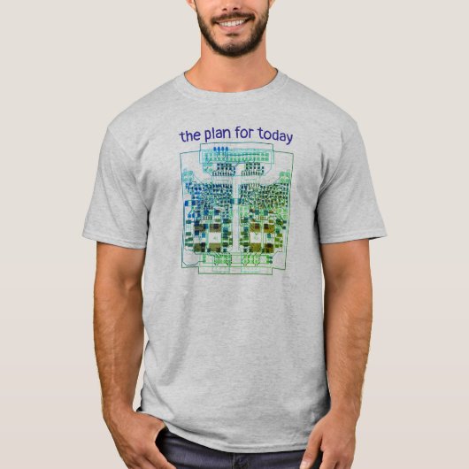 T-shirt PCB avec plan (Devant)
