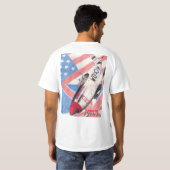 T-shirt Pcinq1 Spitfire P-51 vainqueur (Dos entier)