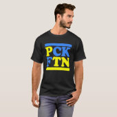 T-shirt PCK FTN - Puck Foutine Je Suis Avec Le Soutien De  (Devant entier)