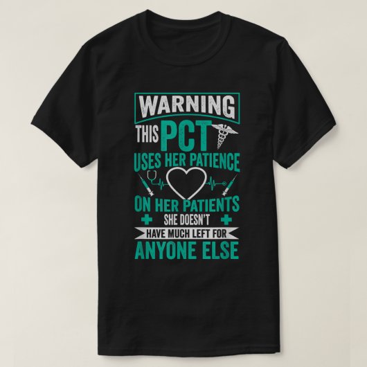 T-shirt PCT Nurse (Design devant)