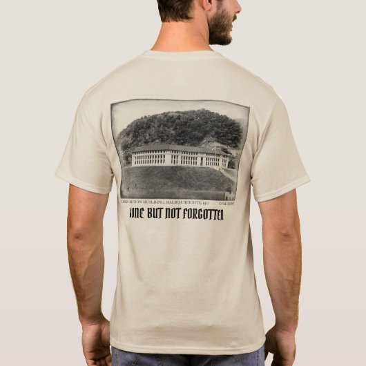 T-shirt PCZ, bâtiment d'administration (Dos)