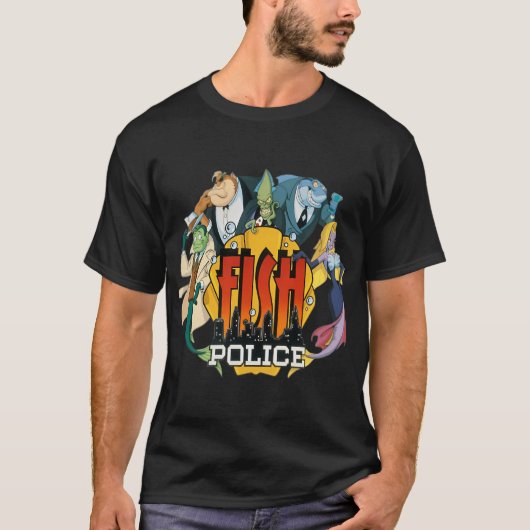 T-shirt PD de poissons (Devant)