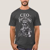 T-shirt PDG de Nighttime Chaos Raccoon Art (Devant)