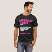 T-shirt PE Définition Enseignement physique Jeu d'enseigna (Devant entier)