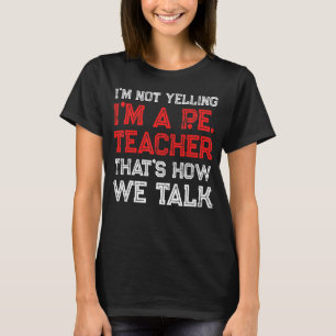 T-shirt PE Enseignant en éducation physique Parler 2