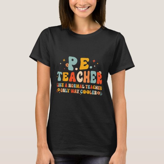 T-shirt Pe Physical Education Teacher Back To School Groov (Devant)