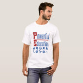 T-shirt PE Puissant Enseignant PE (Devant entier)