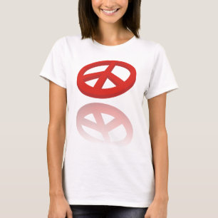 T-shirt Peace 3D / reflexion