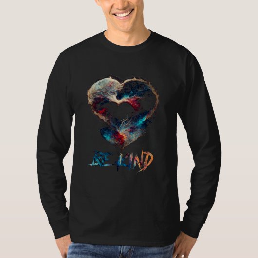 T-shirt Peace and love be kind (Devant)