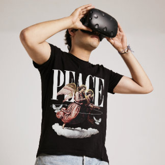 T-shirt Peace Angel Festive Design