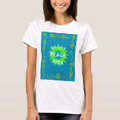 T-shirt Peace Be with You Art Print (Devant)