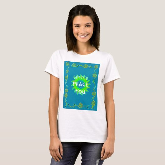 T-shirt Peace Be with You Art Print (Devant entier)