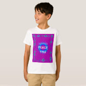 T-shirt Peace Be With You Inspiration Print (Devant entier)