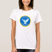 T-shirt Peace Dove avec texte modifiable (Devant)