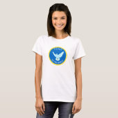 T-shirt Peace Dove avec texte modifiable (Devant entier)